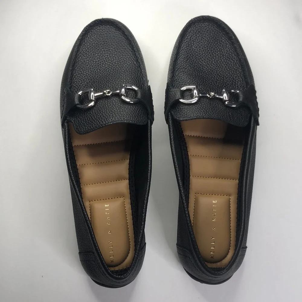 KELLY & Katie Women’s Kai Driving Loafer Black Size 8.5